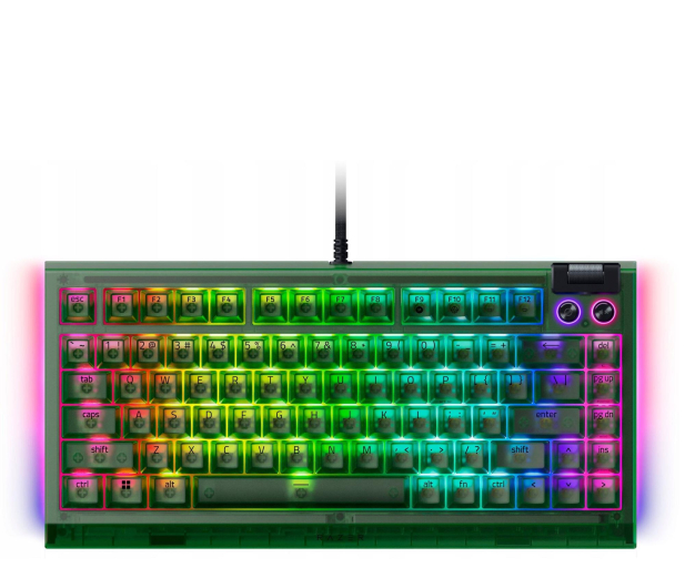 Razer BlackWidow V4 75% Phantom Green - 1417494 - zdjęcie 5
